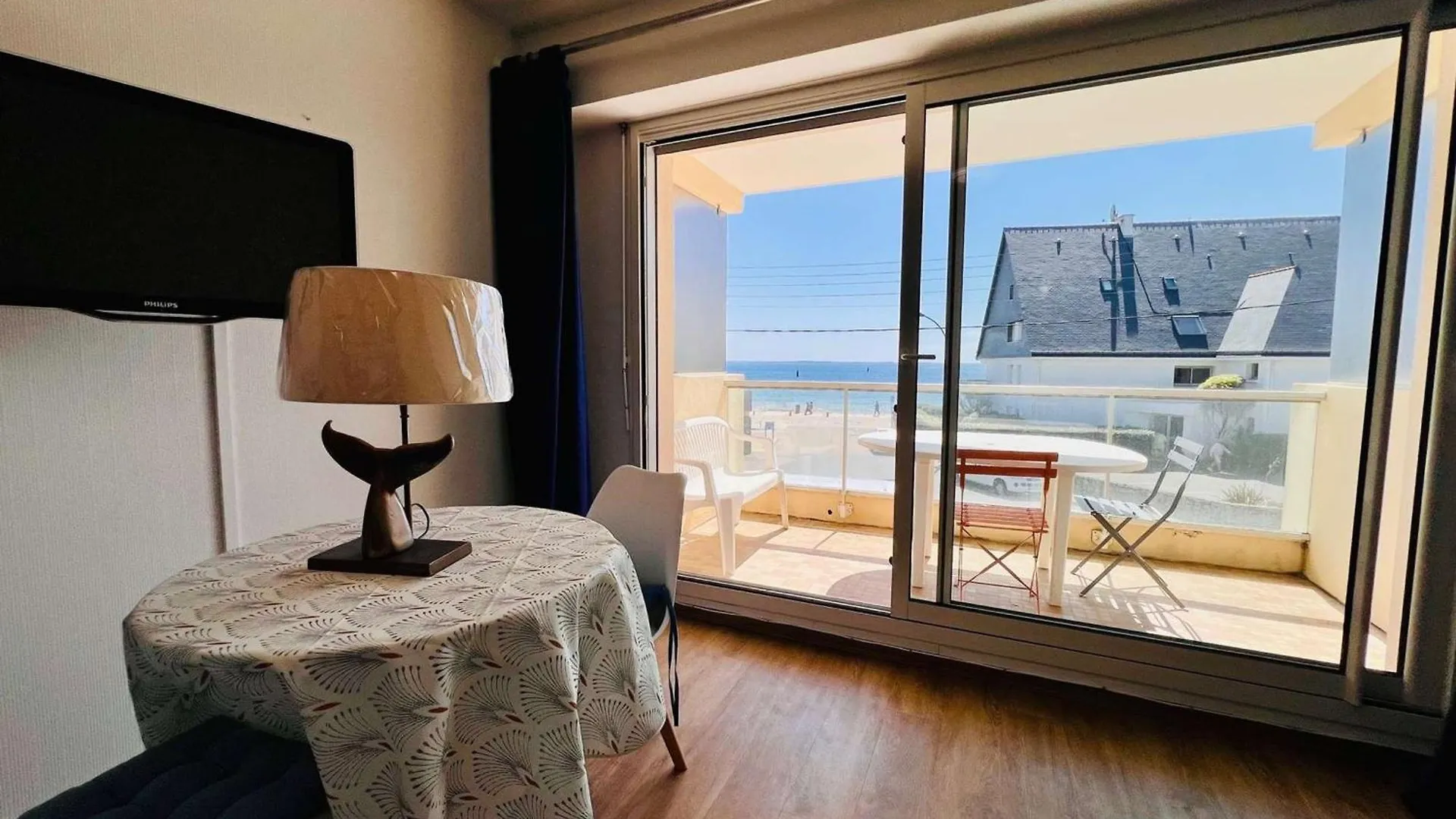 דירה Studio Renove 30M² A Quiberon Avec Balcon Et Parking - Fr-1-478-289 צרפת